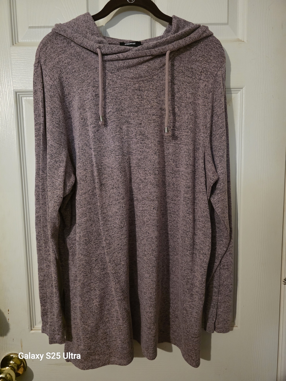 Mock neck hoodie